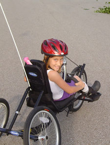 Girl on Tricycle