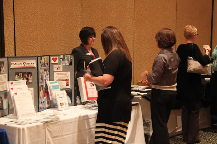 Summit 2013 conference exhibit tables